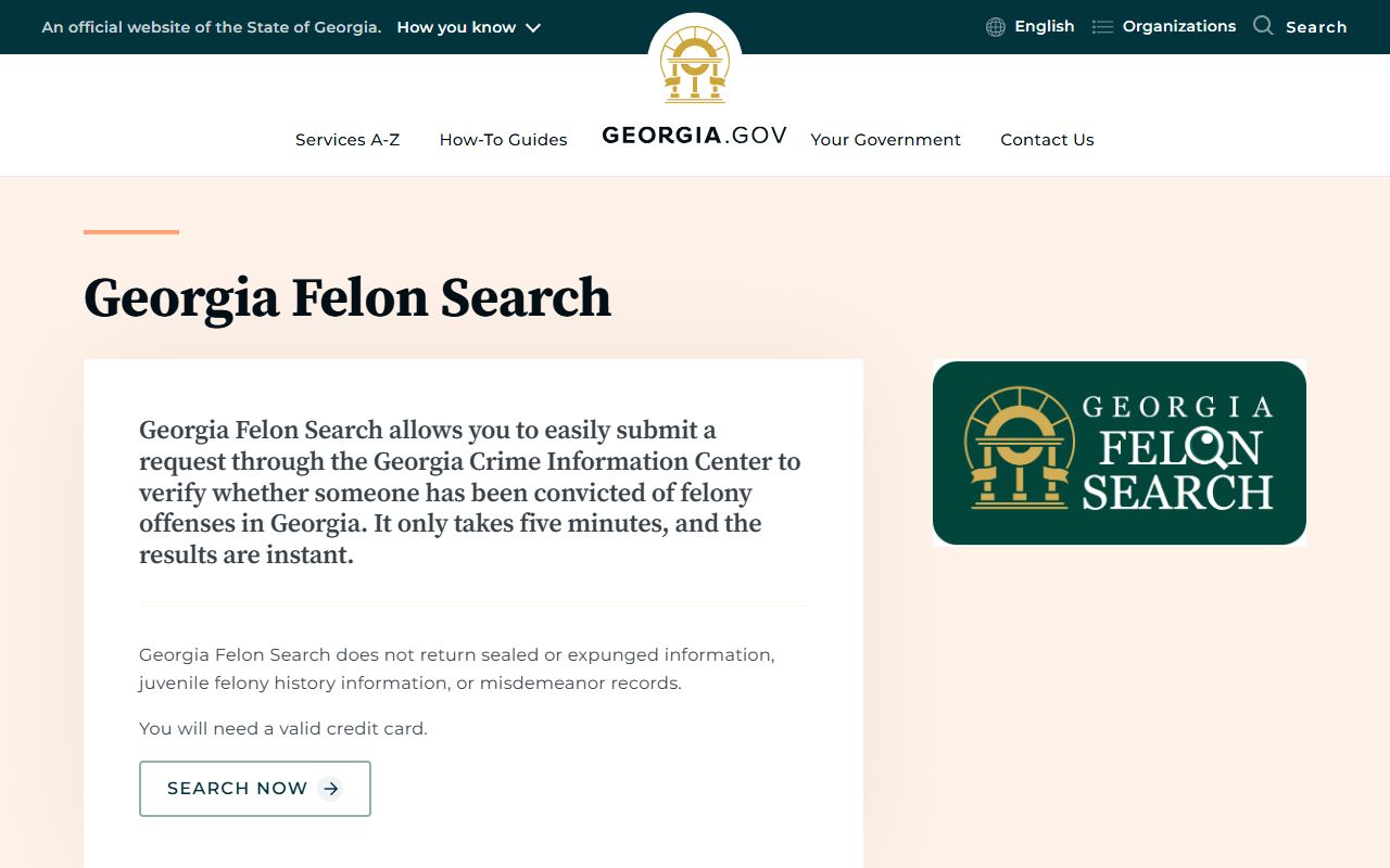 Calhoun County criminal court records Georgia Felon Search